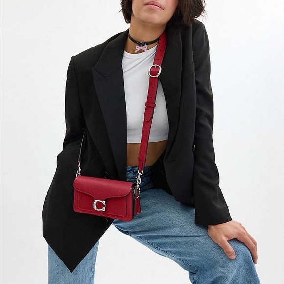 Red Coach Tabby Shoulder Bag - Picture 13 of 13